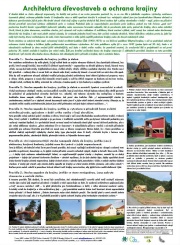 VI. Architektura dřevostaveb a ochrana krajiny